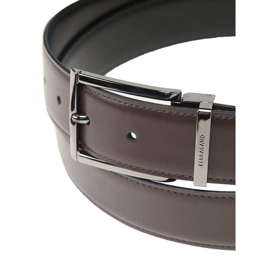 サルヴァトーレフェラガモ Salvatore Ferragamo メンズ ベルト リバーシブル ピンバック FG679497 ブランド ベルト フォーマル カジュアル レザー ギフトの画像