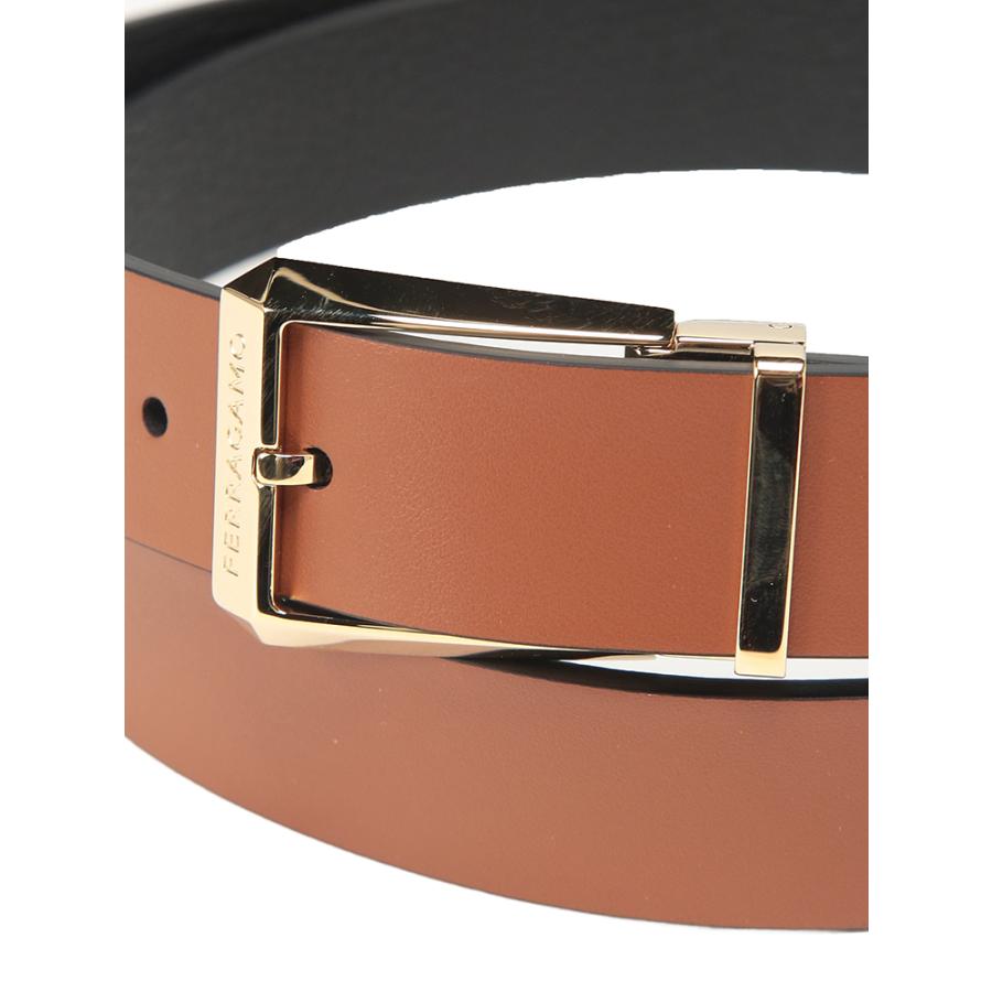 サルヴァトーレフェラガモ Salvatore Ferragamo メンズ ベルト リバーシブル ピンバック FG670374 ブランド ベルト フォーマル カジュアル レザー ギフトの画像