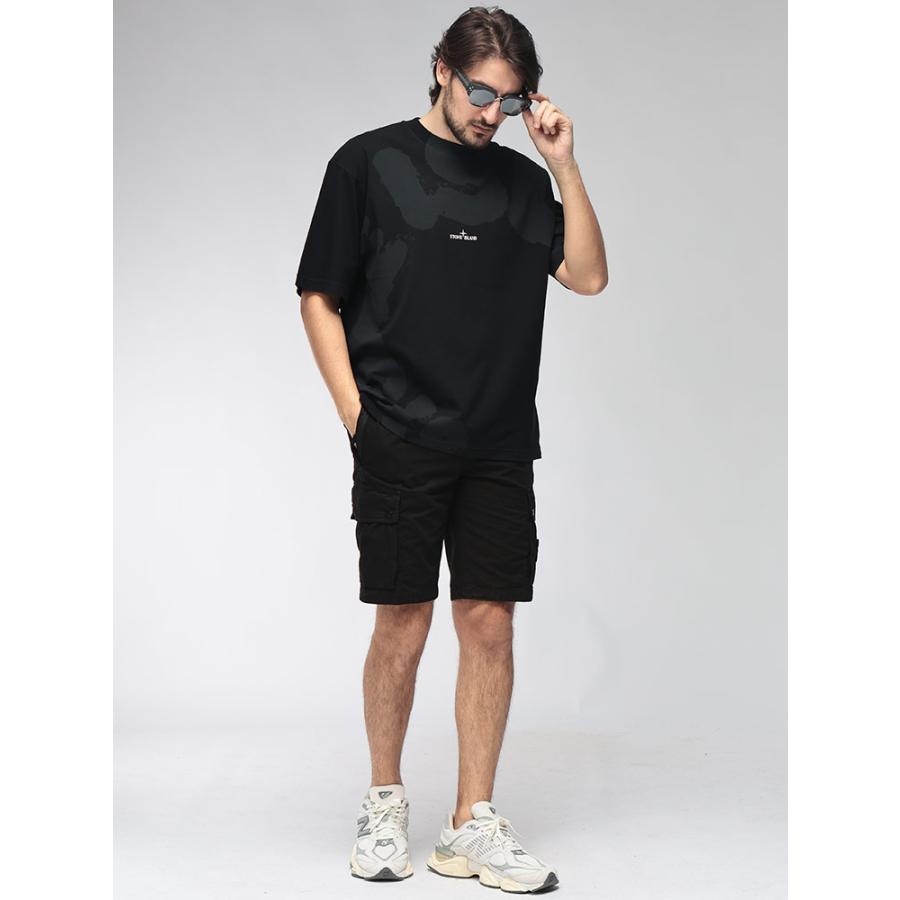 ストーンアイランド STONE ISLAND メンズ ショートパンツ SIL100019S00WAロゴワッペン ポケット カーゴ ショーツ ブランド ボトムス パンツ カーゴパンツ 春 夏の画像
