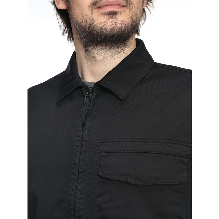 ストーンアイランド STONE ISLAND メンズ シャツジャケット SI200015S0012ロゴワッペン ポケット フルジップ ジャケット ブランド アウター ジップ ブルゾン 春の画像