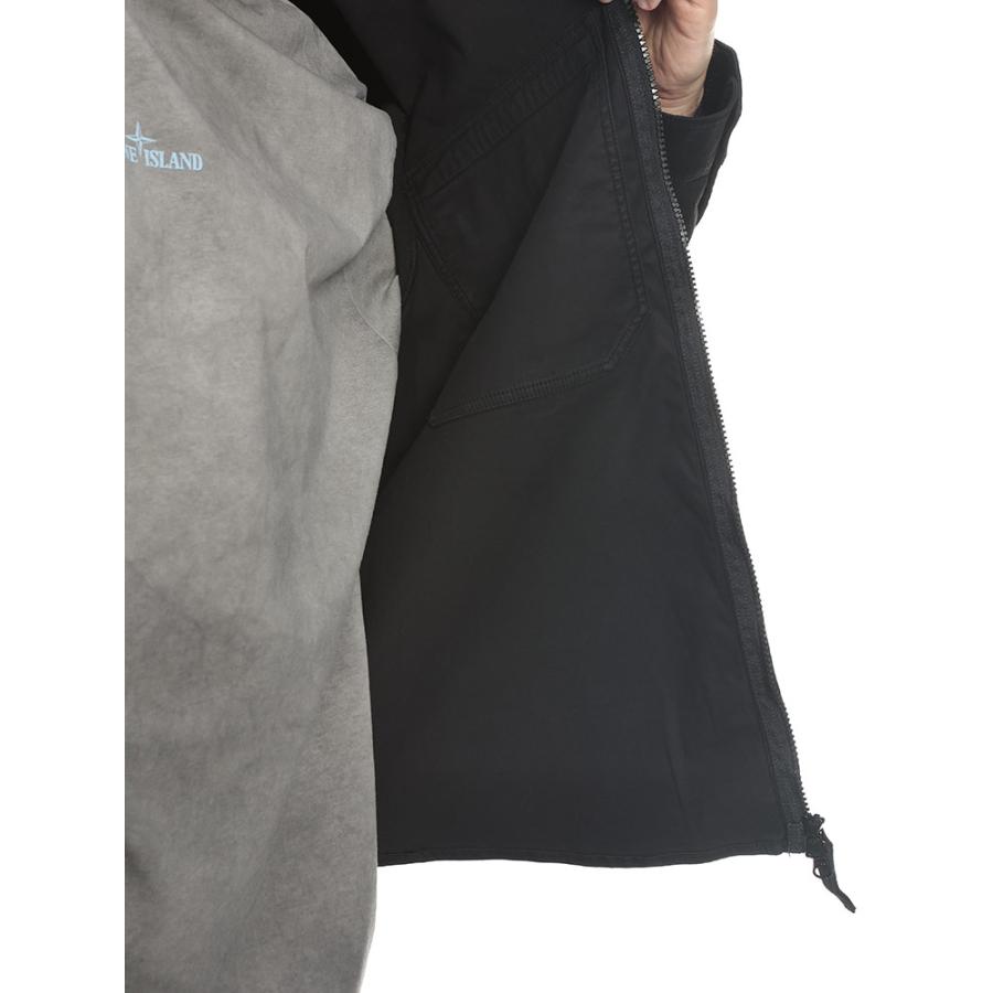 ストーンアイランド STONE ISLAND メンズ シャツジャケット SI200015S0012ロゴワッペン ポケット フルジップ ジャケット ブランド アウター ジップ ブルゾン 春の画像