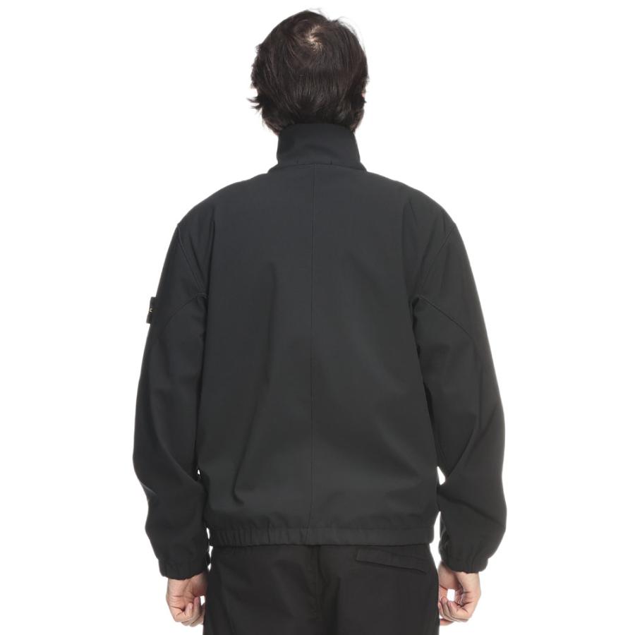 ストーンアイランド STONE ISLAND メンズ ナイロンジャケット SI4100022S0A22ロゴワッペン フルジップ スタンド ジャケット LIGHT SOFT SHELL ブランド アウターの画像