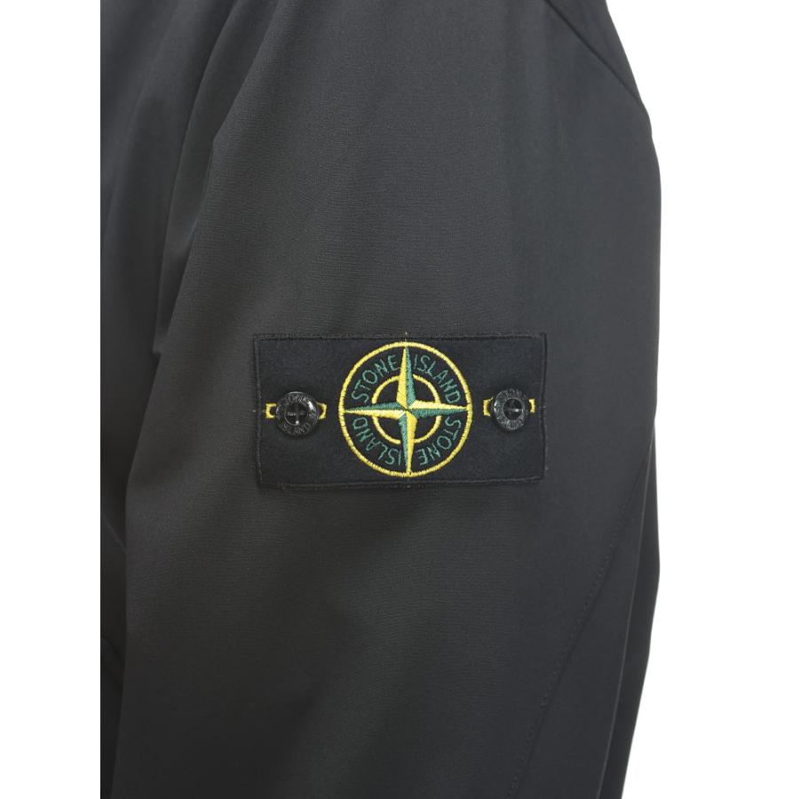 ストーンアイランド STONE ISLAND メンズ ナイロンジャケット SI4100022S0A22ロゴワッペン フルジップ スタンド ジャケット LIGHT SOFT SHELL ブランド アウターの画像
