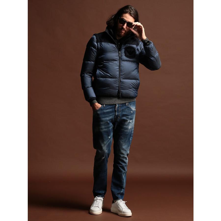 エンポリオ アルマーニ ダウンジャケット Emporio Armani 2way ダウンベスト ブルゾン ブランド メンズ アウター ロゴ Ea6g1bp81ninz ゼンオンライン 通販 Yahoo ショッピング