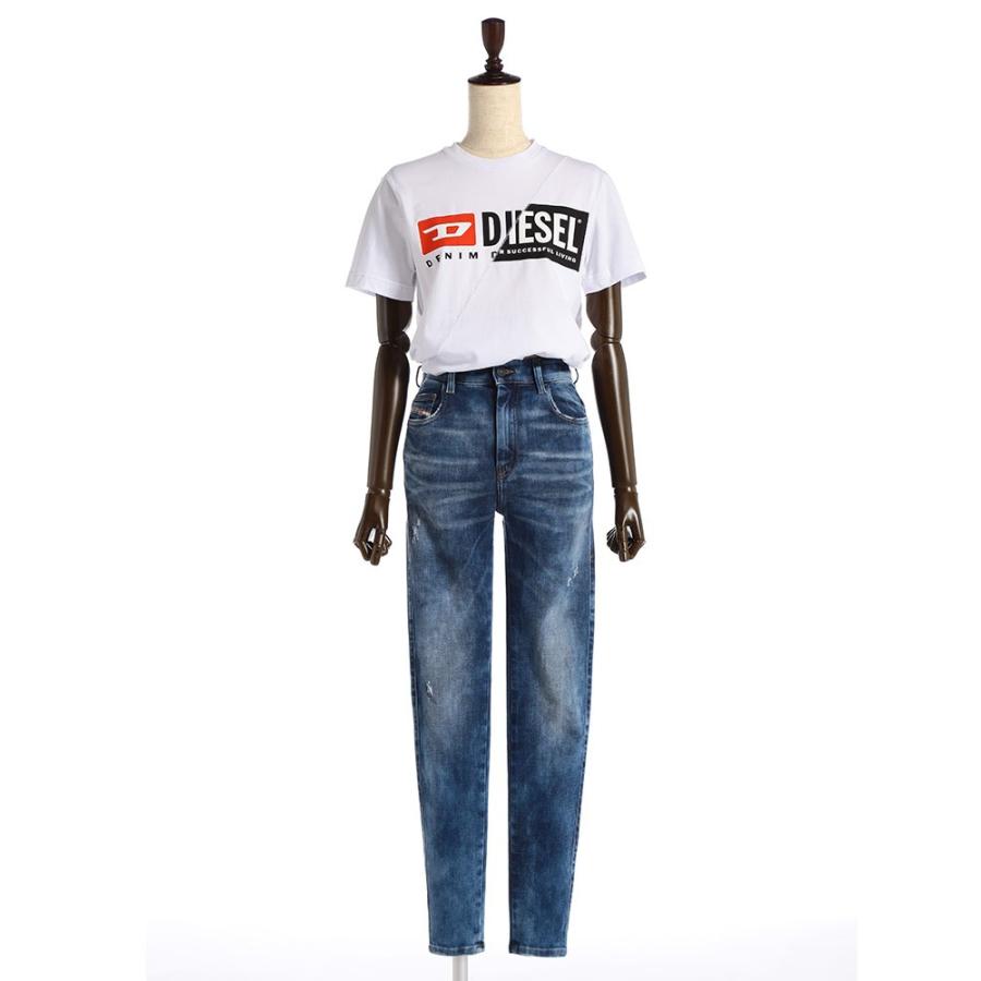 ディーゼル レディース デニムパンツ Diesel ジーンズ ストレッチ ダメージ ジップフライ Slandy High 0096j ブランド ジーパン スリム 色落ち Dslslandyhi96j ゼンオンライン 通販 Yahoo ショッピング