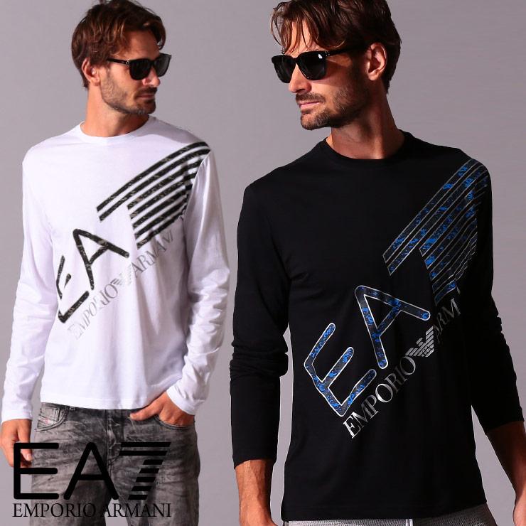 エンポリオ アルマーニ メンズ Tシャツ 長袖 Emporio Armani Ea7 迷彩 ロゴ プリント ブランド トップス ロンt カットソー カモフラージュ Ea6hpt37pj7cz ゼンオンライン 通販 Yahoo ショッピング