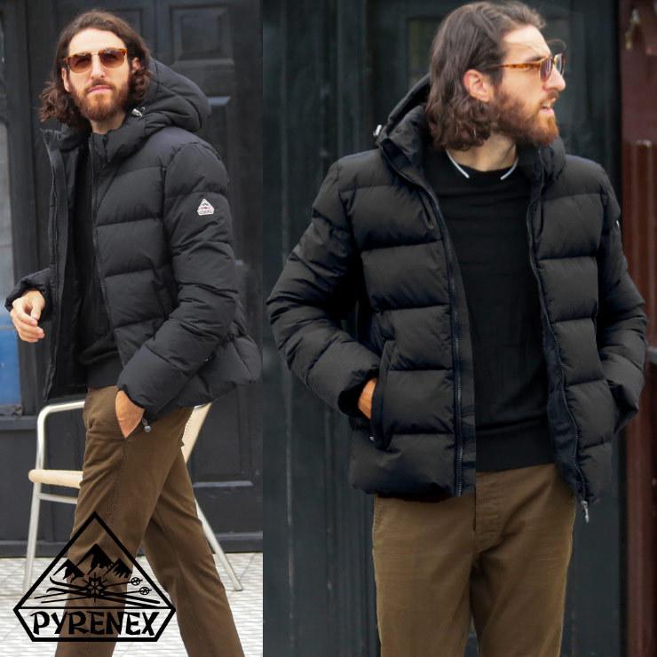 ピレネックス メンズ ダウンジャケット Pyrenex 防風 撥水 フード スプートニック Spoutnic Mat 黒 ブランド アウター ブルゾン ダウン パーカー Pnhmo009 15 ゼンオンライン 通販 Yahoo ショッピング