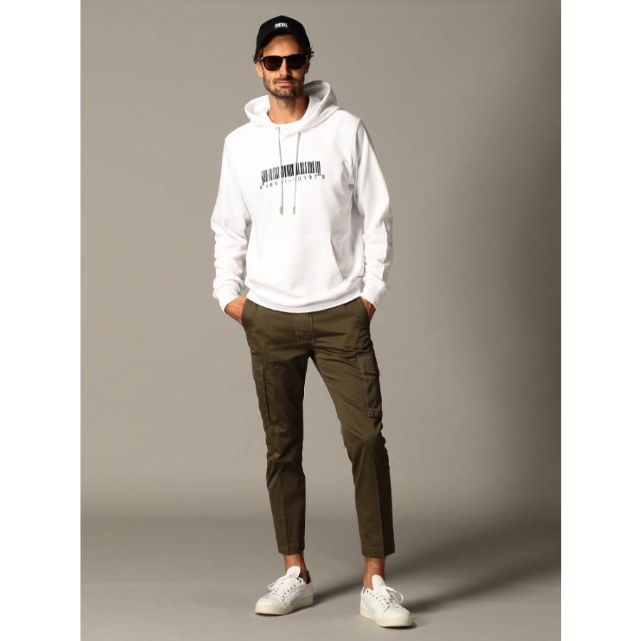 ディーゼル メンズ パーカー スウェット Diesel バーコード プリント プルオーバー ブランド トップス プルパーカー スエット 黒 白 Dsatazn ゼンオンライン 通販 Yahoo ショッピング