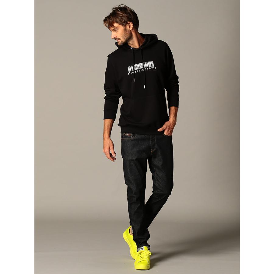 ディーゼル メンズ パーカー スウェット Diesel バーコード プリント プルオーバー ブランド トップス プルパーカー スエット 黒 白 Dsatazn ゼンオンライン 通販 Yahoo ショッピング