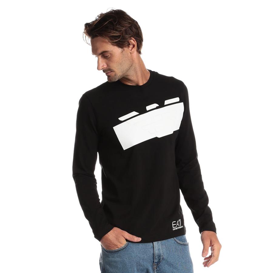エンポリオアルマーニ メンズ Tシャツ 長袖 Emporio Armani Ea7 ロンt ロゴ イーグル プリント ストレッチ クルーネックブランド トップス Ea6hpt32pj3nz 15 ゼンオンライン 通販 Yahoo ショッピング
