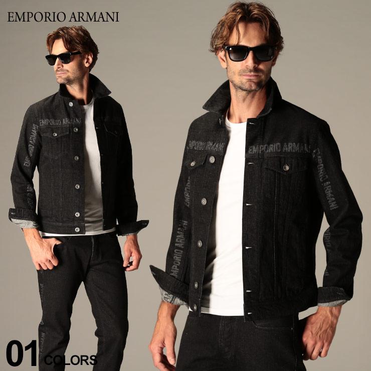 エンポリオ アルマーニ メンズ デニムジャケット Emporio Armani ロゴ プリント ブランド アウター ブルゾン Gジャン ジージャン Ea6h1b871dp3z ゼンオンライン 通販 Yahoo ショッピング