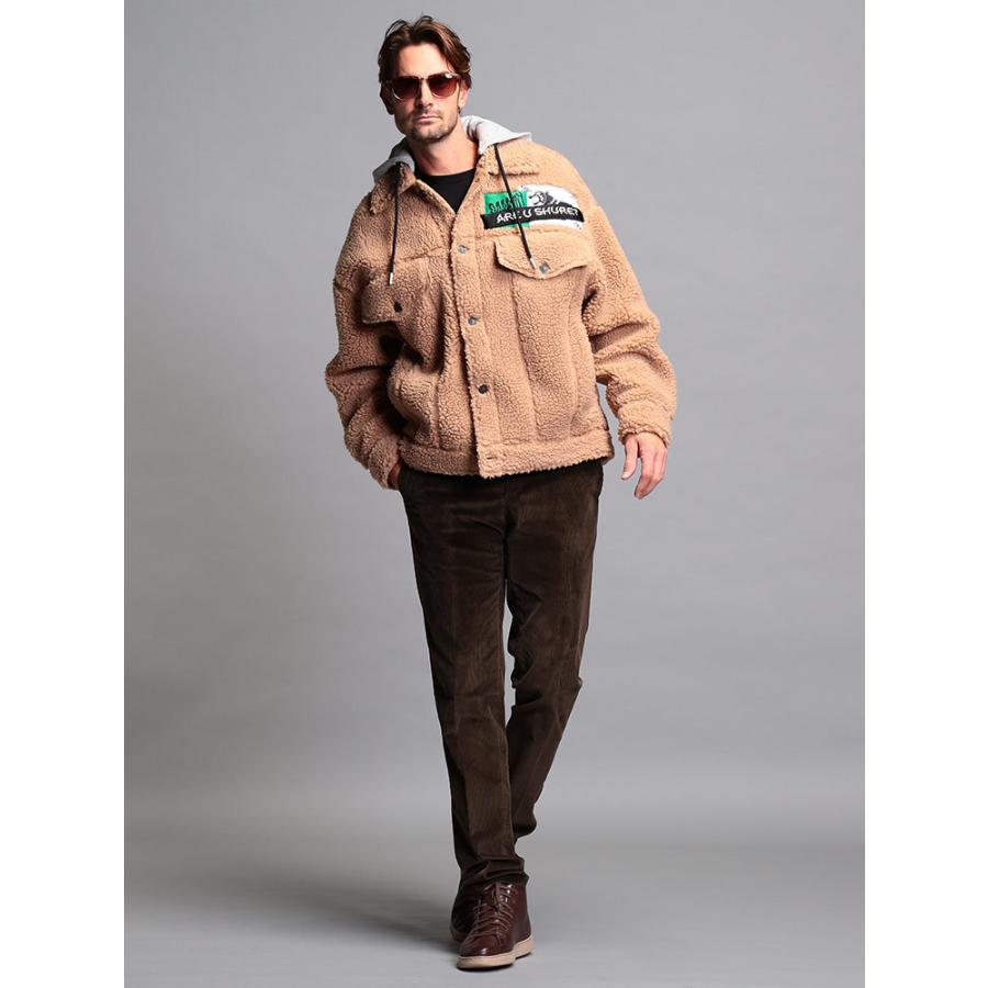 ディーゼル メンズ ボアジャケット Diesel ボア 刺繍 フード ブルゾン ブランド アウター ボアパーカー もこもこ ビッグシルエット Dsakayy ゼンオンライン 通販 Yahoo ショッピング