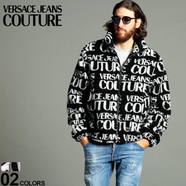 ヴェルサーチェ ジーンズクチュール メンズ ボアジャケット Versace Jeans Couture ロゴ 総柄 ボア ブルゾン ブランド アウター もこもこ Vcc1gzb ゼンオンライン 通販 Yahoo ショッピング