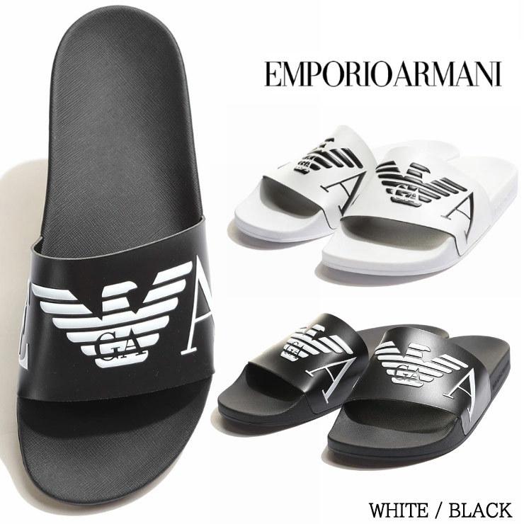 エンポリオアルマーニ メンズ サンダル Emporio Armani イーグル ロゴ スライドサンダル ブランド シャワーサンダル Eax4ps06xm760 ゼンオンライン 通販 Yahoo ショッピング