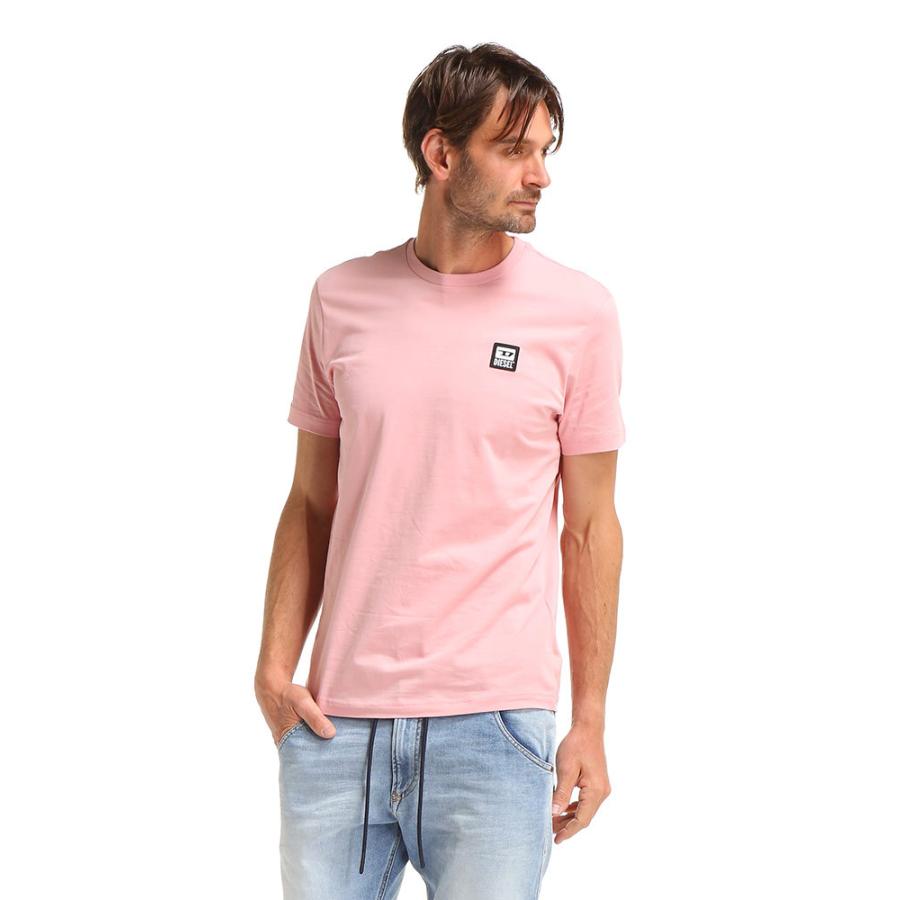 ディーゼル メンズ Tシャツ Diesel ロゴ クルーネック 半袖 ピンク ブランド トップス Tシャツ 半袖 ヘザーピンク Dsaaaxj ゼンオンライン 通販 Yahoo ショッピング