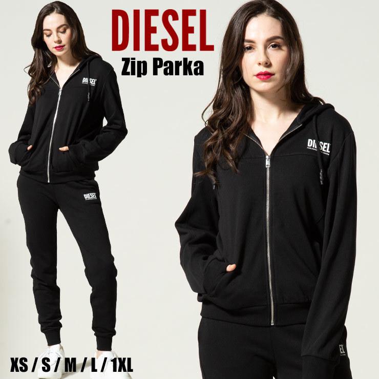 DIESEL ディーゼル レディース パーカー ロゴ プリント DIESEL ディーゼル レディース パーカー ロゴ プリント