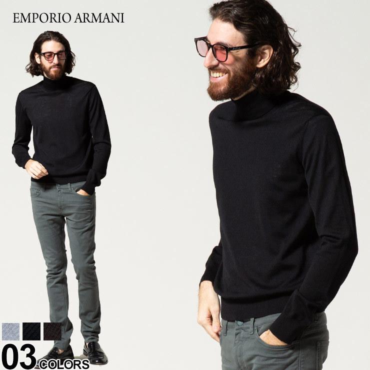 エンポリオアルマーニ メンズ Emporio Armani ウール ハイゲージ タートルネック ニット セーター ブランド トップス 薄手ニット ハイネック Ea8n1m431m67z ゼンオンライン 通販 Yahoo ショッピング