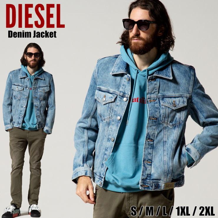 ディーゼル メンズ Diesel デニムジャケット ブランド アウター 色落ち ウォッシュ ロゴ ブルゾン Gジャン Dsaabbj ゼンオンライン 通販 Yahoo ショッピング
