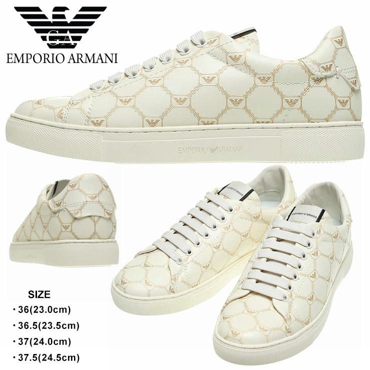 エンポリオアルマーニ Emporio Armani 総柄 イーグル ロゴ ローカット スニーカー ブランド レディース 靴 Ealx3x135xf587 ゼンオンライン 通販 Yahoo ショッピング