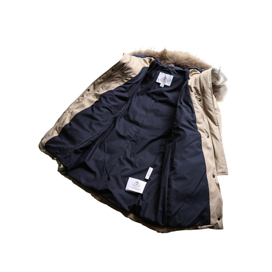 Pyrenex（ピレネックス） リアルファー フード ボタンジップ ダウン