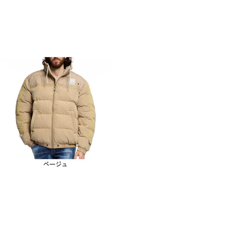 DIESEL (ディーゼル) 切り替え フルジップ スタンド 中綿 ジャケット 