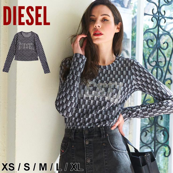 DIESEL ディーゼル トップス レディース カットソー クリスタル DIESEL ディーゼル トップス レディース カットソー クリスタル