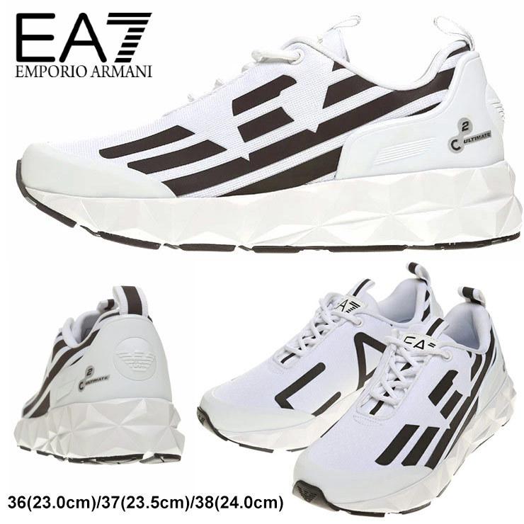 エンポリオアルマーニ スニーカー レディース Emporio Armani Ea7 Bigロゴ レースアップ スニーカー Ealx8x033xcc52 ゼンオンライン 通販 Yahoo ショッピング