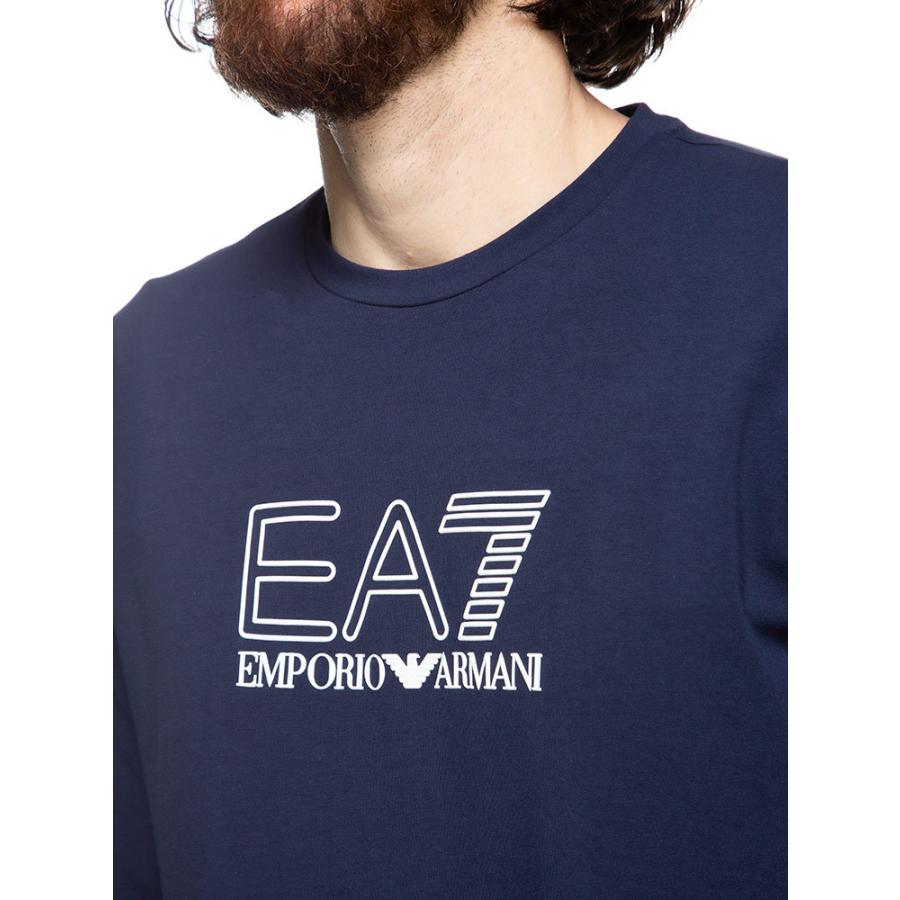 エンポリオアルマーニ メンズ ロンT EMPORIO ARMANI EA7 フロントロゴ 