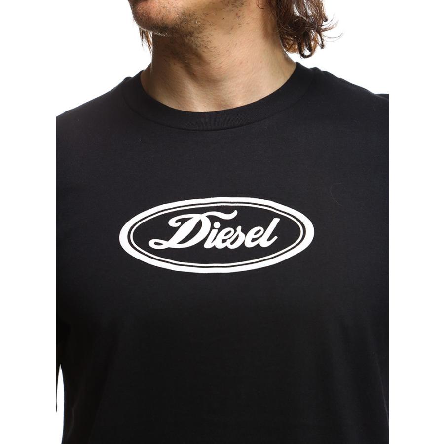 ディーゼル メンズ Ｔシャツ 半袖 DIESEL ブランド FORD パロディ ロゴ プリント クルーネック 大きいサイズ DSA052160HAYU｜zen｜03