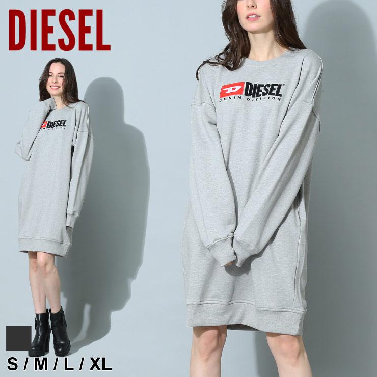 ディーゼル スウェット ワンピース diesel - ミニワンピース