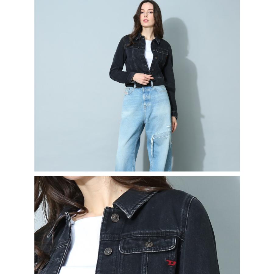 ディーゼル レディース ブルゾン DIESEL ブランド Gジャン デニムジャケット アウター ショート De-Slimmy Trucker Jacket スリムフィット DSLA04906｜zen｜13