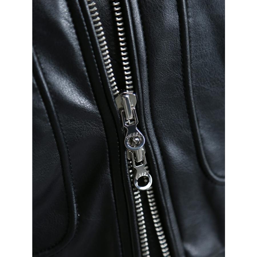 DIESEL（ディーゼル） レディース ブルゾン ブランド レザージャケット