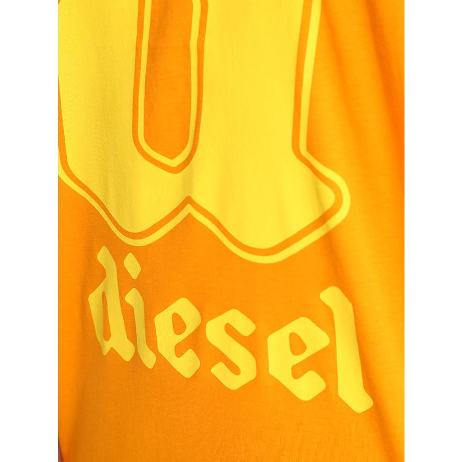 ディーゼル Tシャツ DIESEL メンズ 半袖 ロゴ プリント T-DIEGOR-K54 ブランド スリムフィット 大きいサイズあり DSA086810GRAI｜zen｜04
