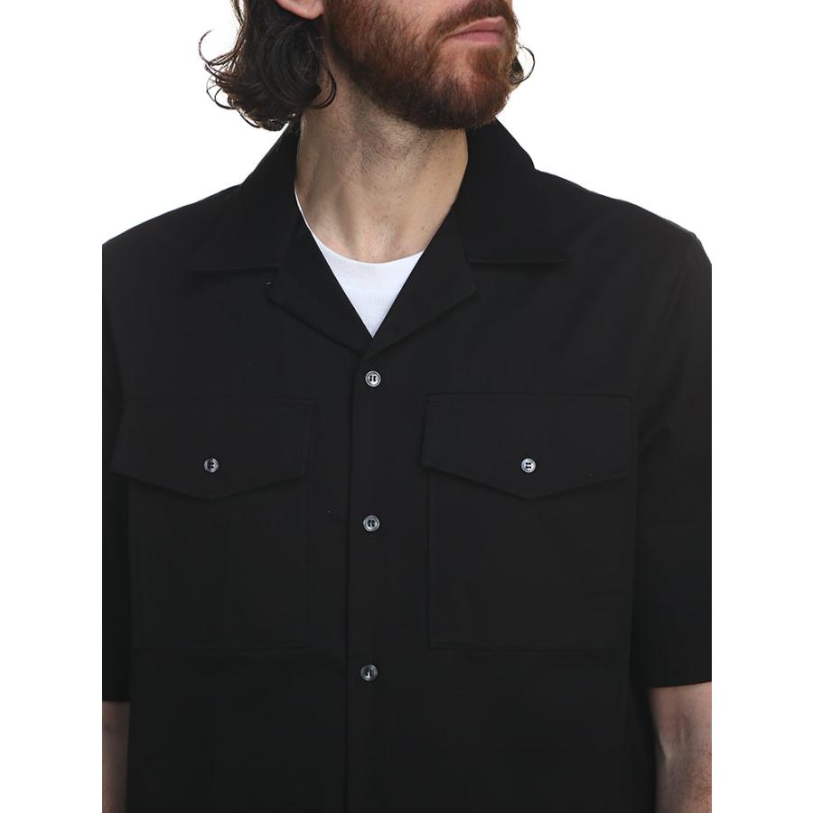 DIESEL ディーゼル シャツ メンズ 半袖 開襟シャツ バックプリント S  