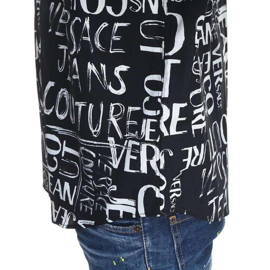 VERSACE JEANS COUTURE ヴェルサーチ シャツ ロゴ プリント