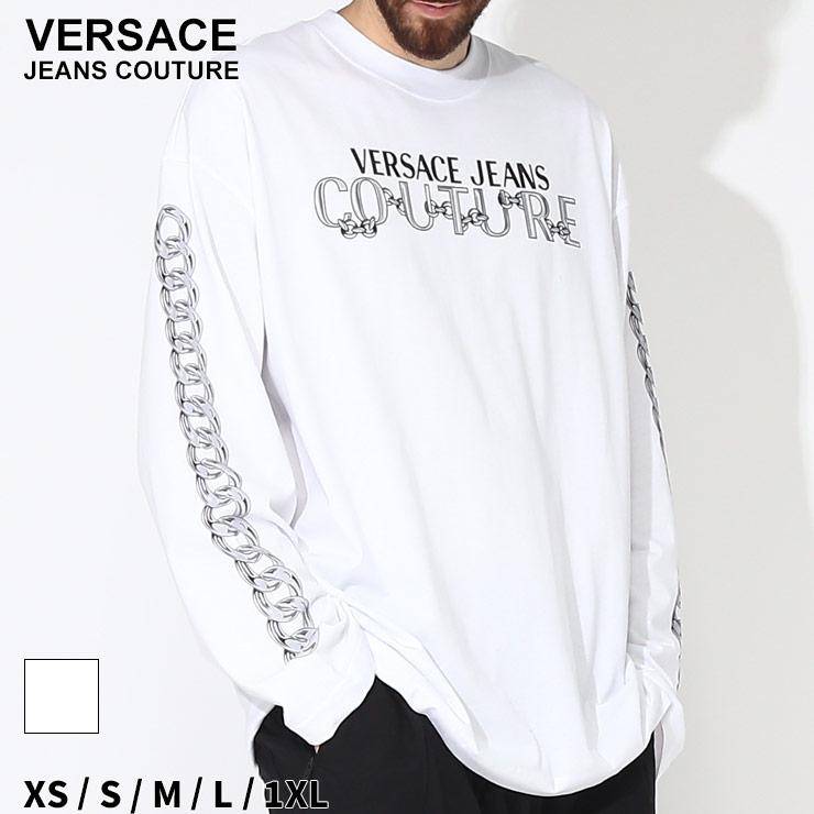 VERSACE JEANS COUTURE ヴェルサーチェ Tシャツ 長袖 ベルサーチ VERSACE JEANS COUTURE ヴェルサーチェ Tシャツ 長袖 ベルサーチ