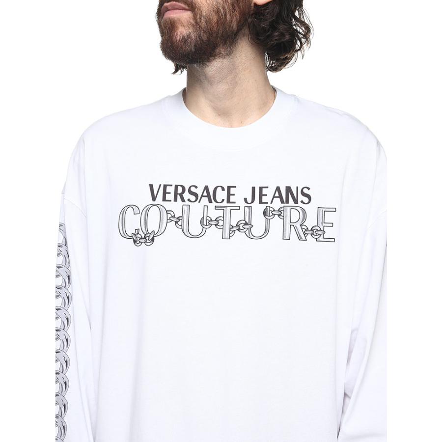 VERSACE JEANS COUTURE ヴェルサーチェ Tシャツ 長袖 ベルサーチ VERSACE JEANS COUTURE ヴェルサーチェ Tシャツ 長袖 ベルサーチ