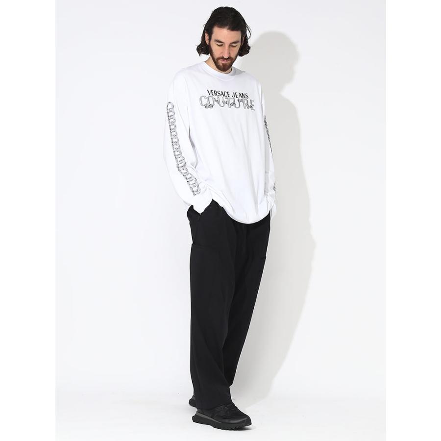 VERSACE JEANS COUTURE ヴェルサーチェ Tシャツ 長袖 ベルサーチ VERSACE JEANS COUTURE ヴェルサーチェ Tシャツ 長袖 ベルサーチ
