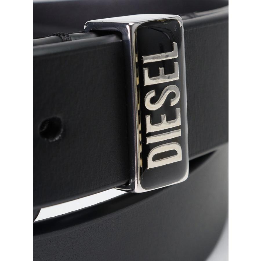 DIESEL ディーゼル ベルト メンズ レザー ロゴ メタルループ DIESEL ディーゼル ベルト メンズ レザー ロゴ メタルループ