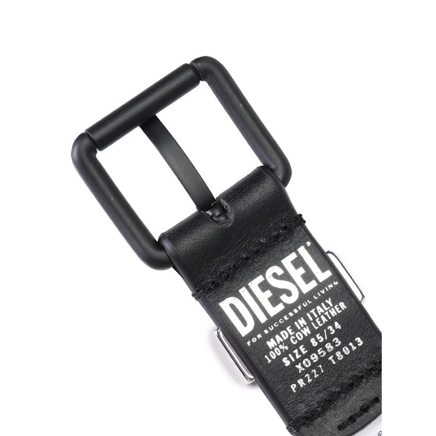 DIESEL ディーゼル ベルト メンズ レザー ロゴ メタルループ DIESEL ディーゼル ベルト メンズ レザー ロゴ メタルループ