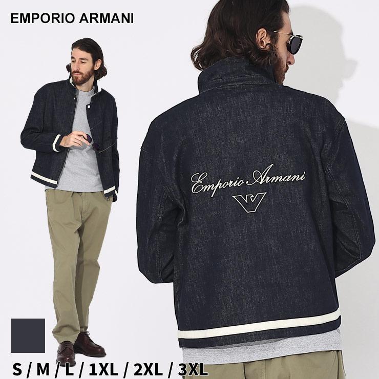 アルマーニ EMPORIO ARMANI エンポリオアルマーニ メンズ デニムジャケット ロゴ 刺繍 ブランド アウター ブルゾン  EA6R1CA71DQWZ : 7537217283 : ゼンオンライン - 通販 - Yahoo!ショッピング