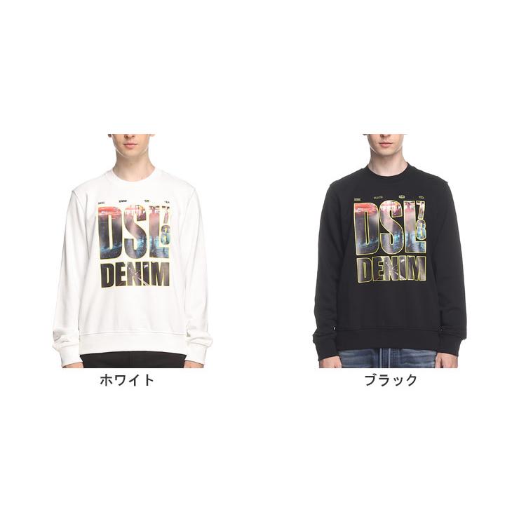 ディーゼル トレーナー DIESEL メンズ スウェット ロゴ プリント ブランド トップス 裏毛 レギュラーフィット DSA110750JFAV｜zen｜02