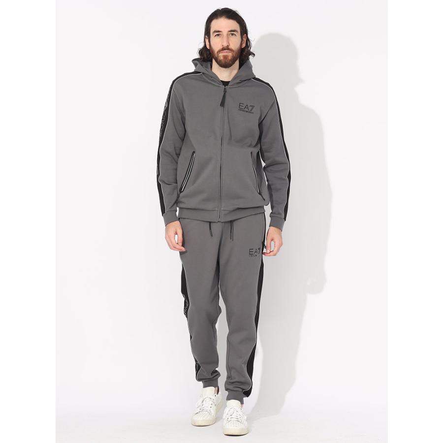 アルマーニ セットアップ EMPORIO ARMANI EA7 エンポリオアルマーニ メンズ スウェット パーカー パンツ 裏起毛 ブランド EA76RPM31PJ07ZS｜zen｜13