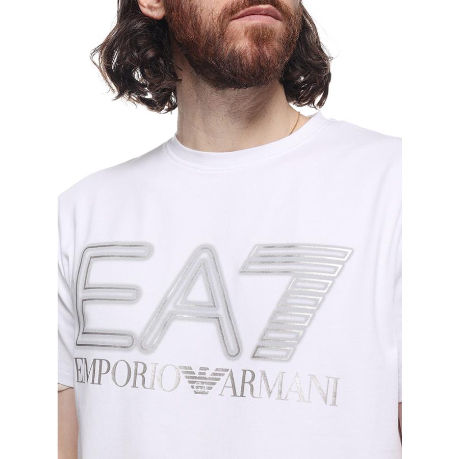 アルマーニ Tシャツ EMPORIO ARMANI EA7 エンポリオアルマーニ メンズ 半袖 ロゴ ブランド EA73DPT37PJMUZ｜zen｜03