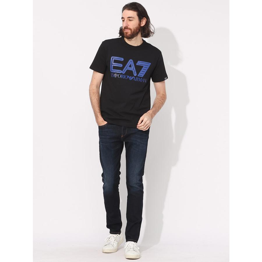 アルマーニ Tシャツ EMPORIO ARMANI EA7 エンポリオアルマーニ メンズ 半袖 ロゴ ブランド EA73DPT37PJMUZ｜zen｜10