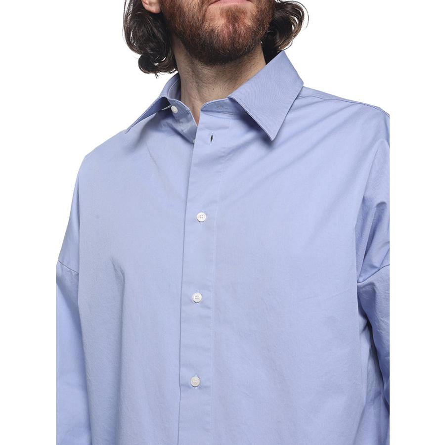 DIESEL（ディーゼル） シャツ メンズ 長袖 コットン 刺繍 バックロゴ