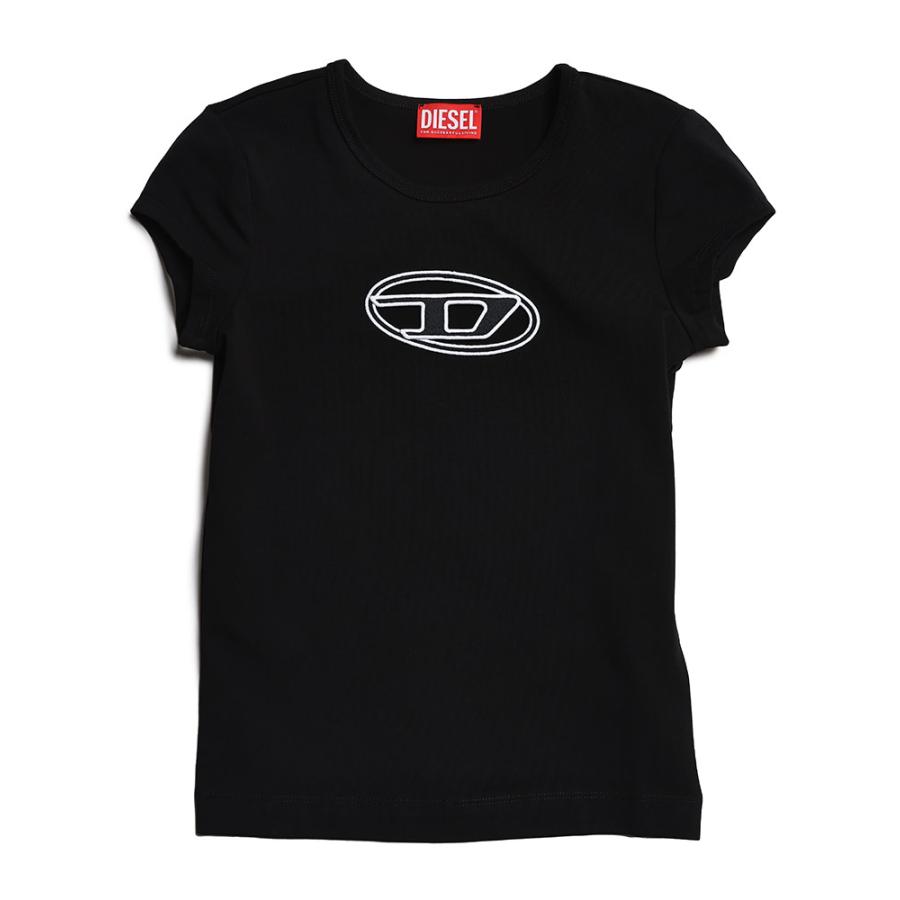 ディーゼル Tシャツ DIESEL レディース カットソー オーバルロゴ ストレッチ DSLA062680AFAA｜zen｜07