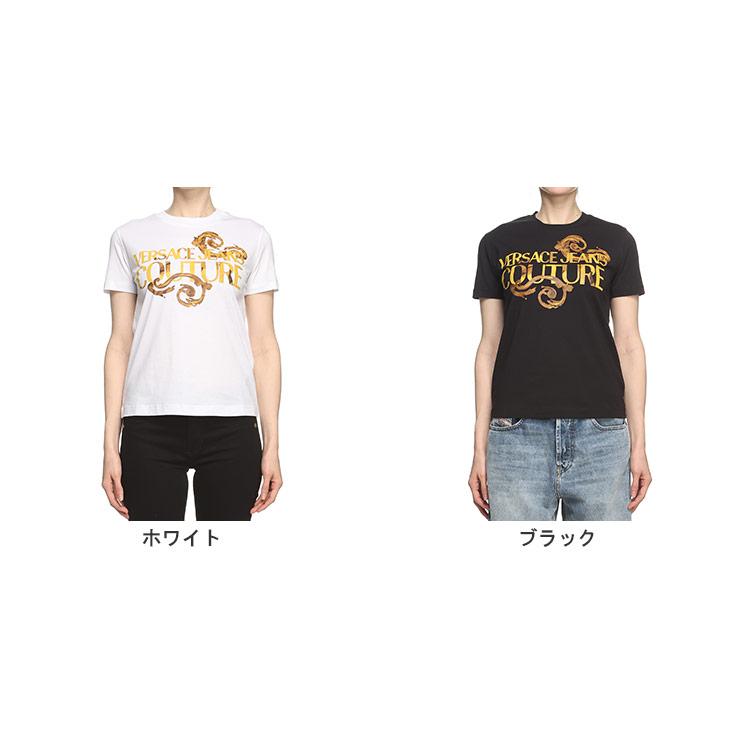 ヴェルサーチ/VERSACE　 Tシャツ　Sサイズ　白　レディース VERSACE - ヴェルサーチ VERSACE ロゴ刺繍半袖Tシャツ 1008324