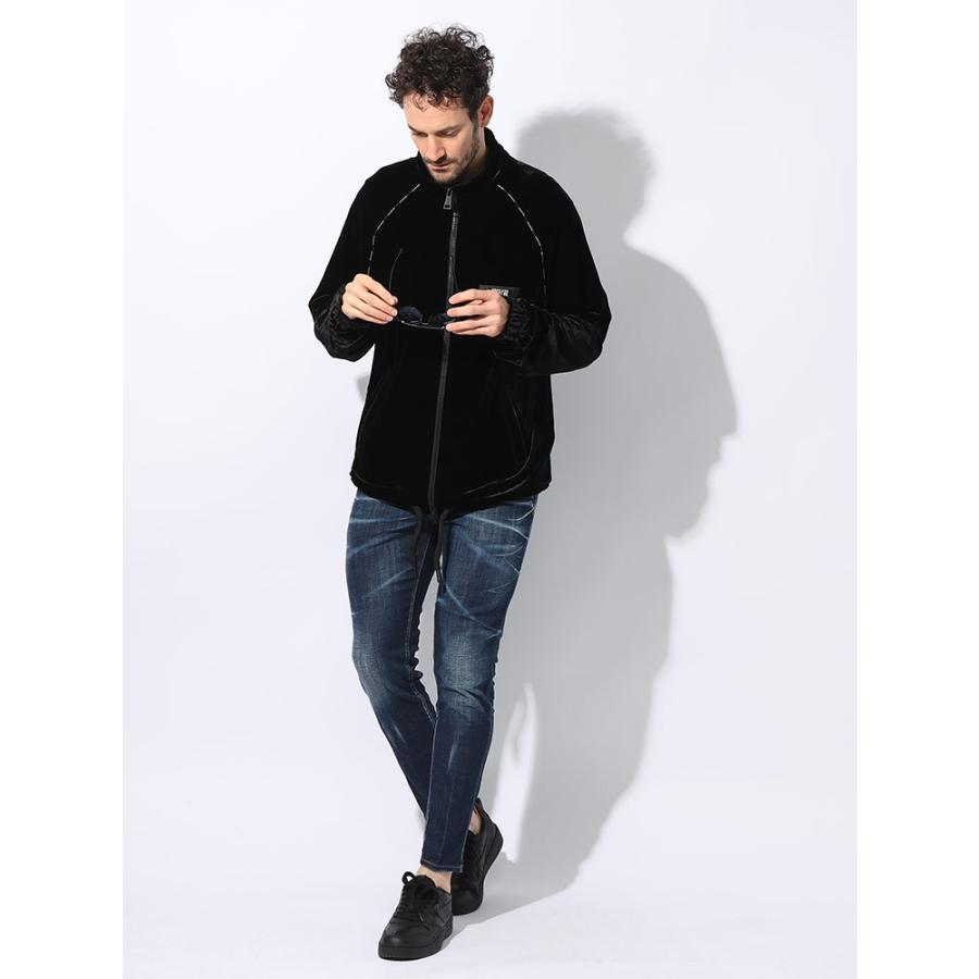 VERSACE JEANS COUTURE ヴェルサーチェ メンズ トラックベロア ロゴ