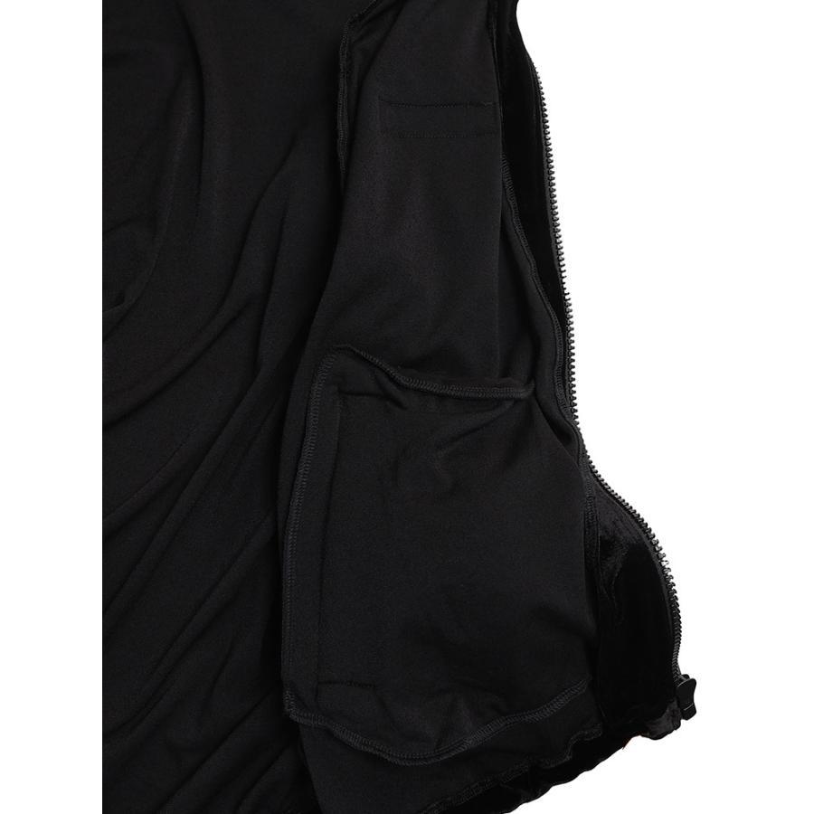 ヴェルサーチェ VERSACE JEANS COUTURE メンズ トラックベロア ロゴ アウター スウェット VC76GAI328の画像